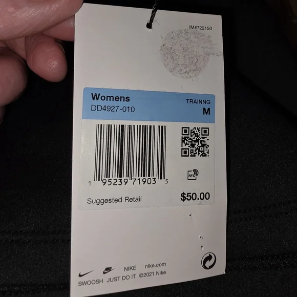 Nike Black Long Sleeve Crewneck Top - NWT (LS26) - Picture 7 of 13